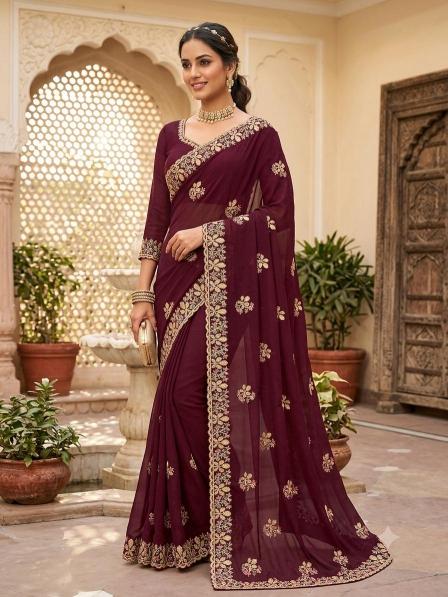 Surakhi chandani surat silk saree